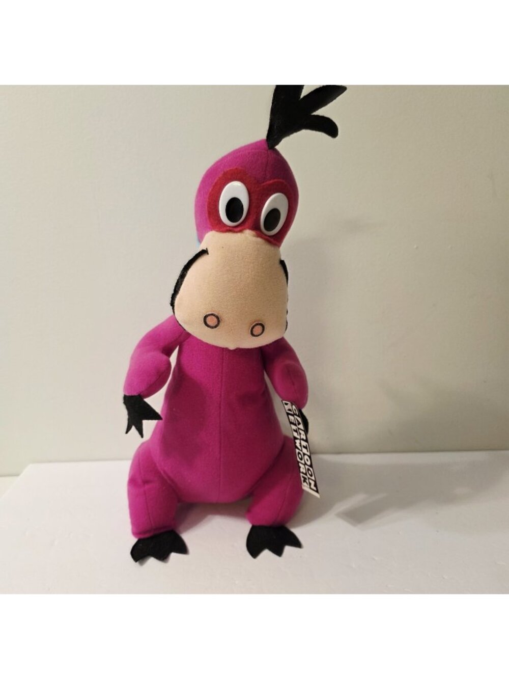 Vtg 1998 Cartoon Network Purple Flintstones Dino Dinosaur Plush Toy Play by Play